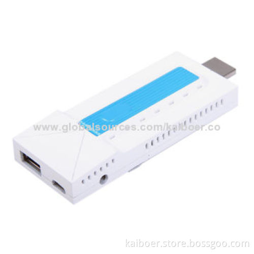 Portable Google's Android TV Box, Wireless 3G Dongle with 1,080/2,160 Pixels Resolution, 1GB DDR3